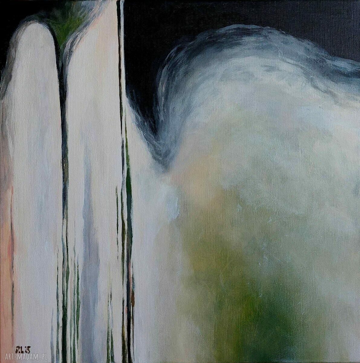 Abstrakcja - obraz akrylowy 40x40 cm (kwadrat)