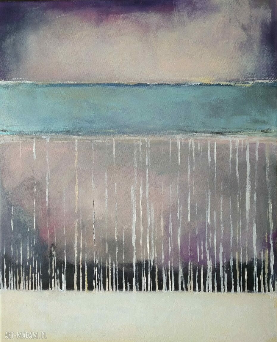 ABSTRAKCJA - obraz akrylowy 40x50 cm na płótnie