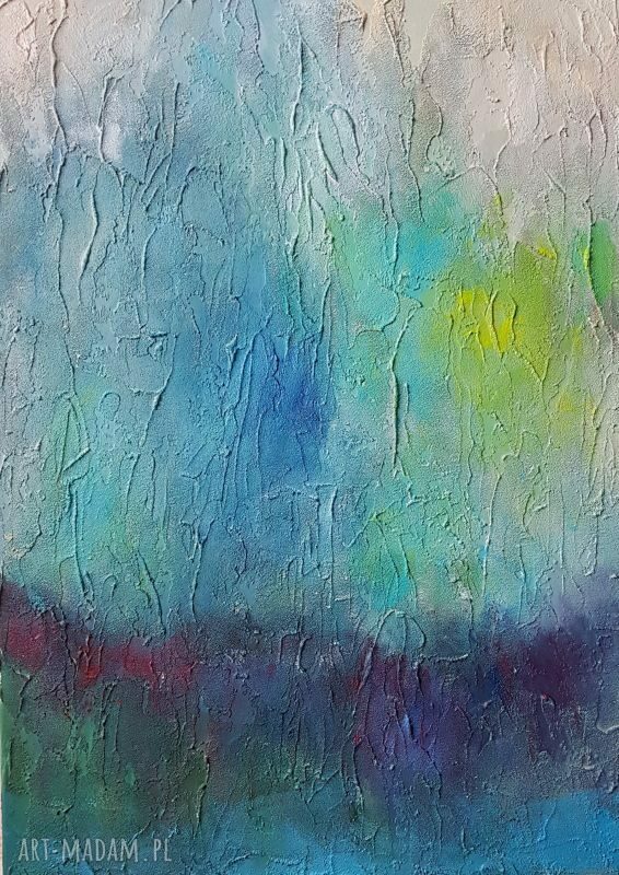 Abstrakcja - obraz akrylowy 50x70 cm na płótnie