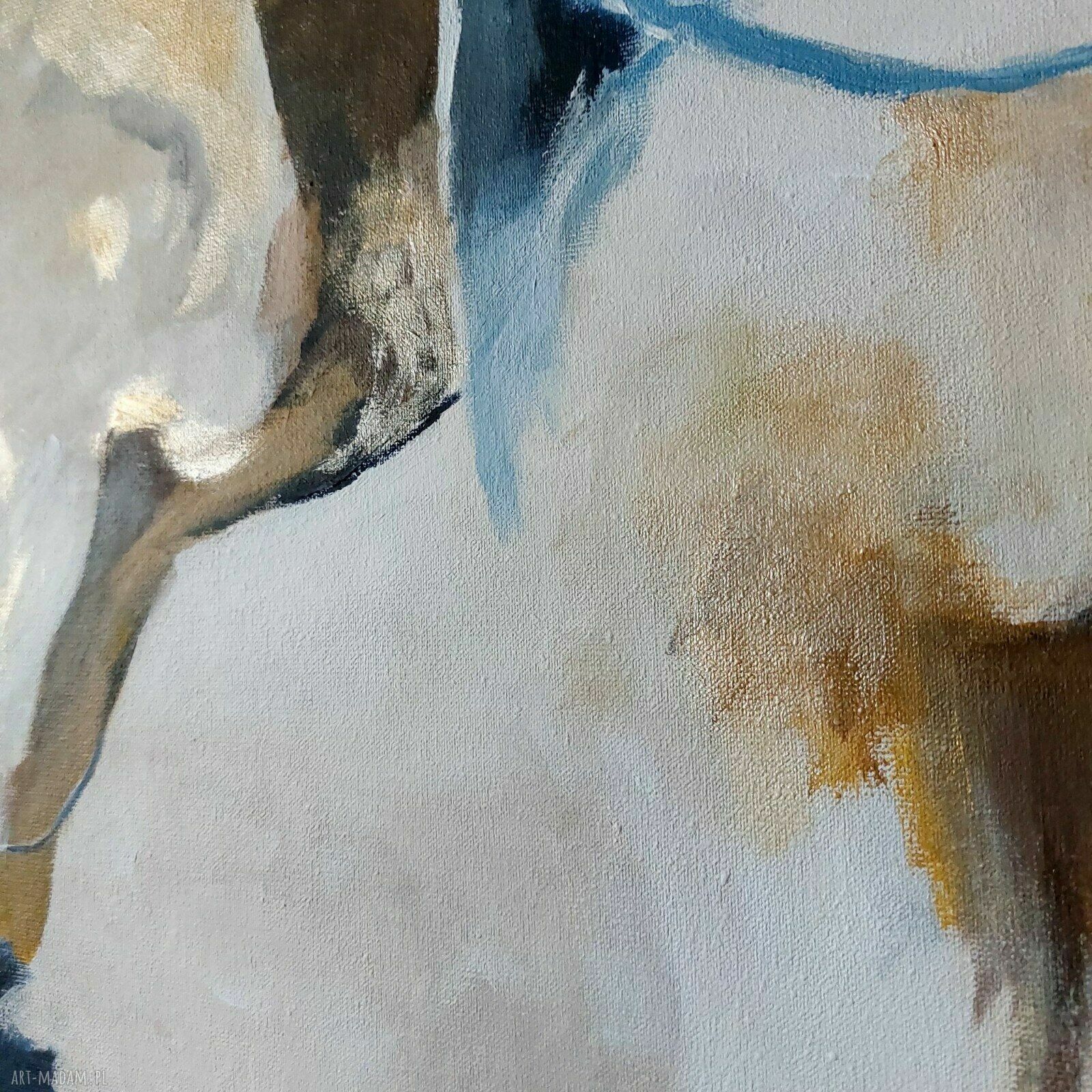 Abstrakcja - obraz akrylowy 60x60 cm