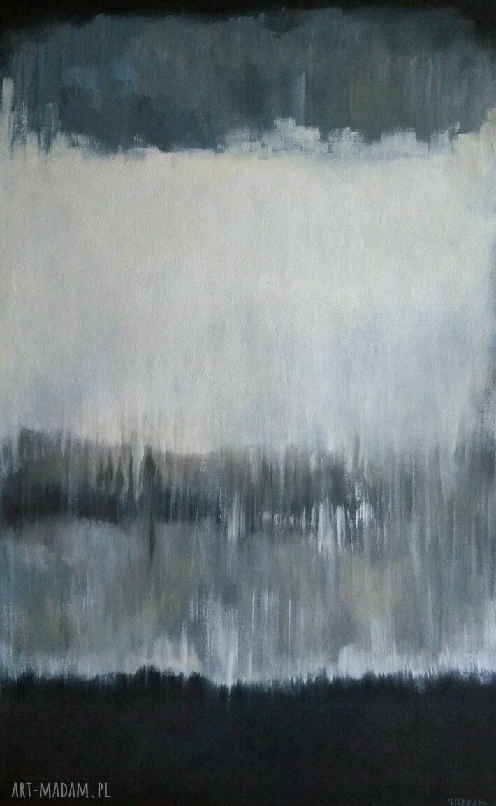 Abstrakcja - obraz akrylowy 50/80 cm na płótnie