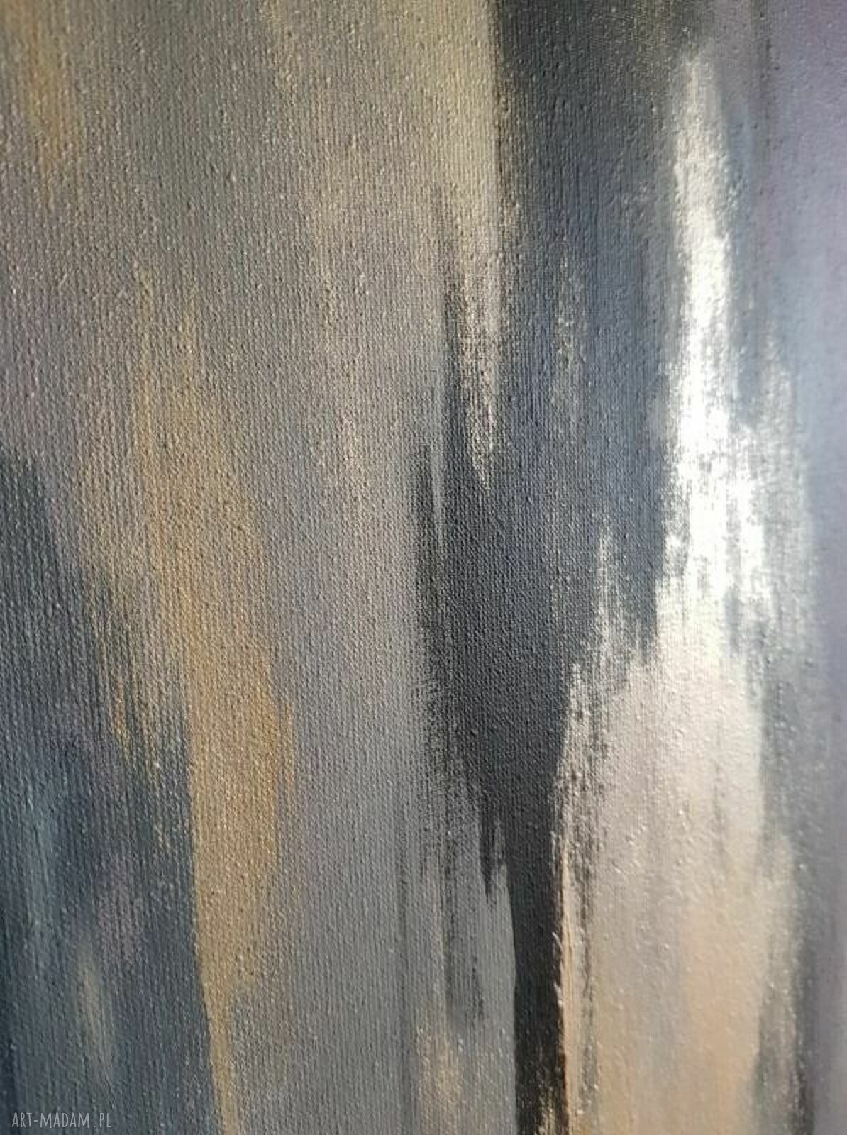 Abstrakcja - obraz akrylowy 60x60 cm namalowany na płótnie