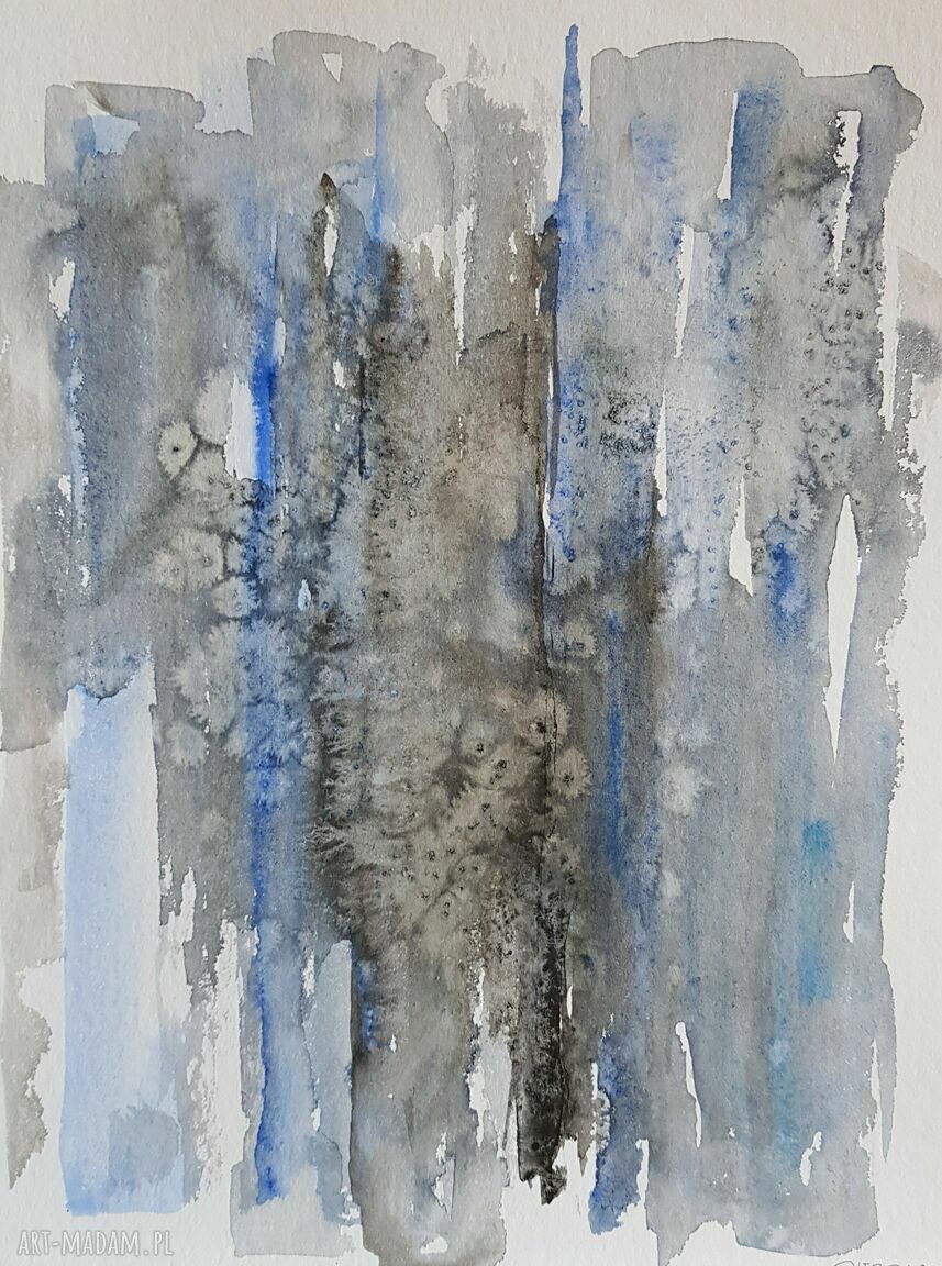 Abstrakcja - praca w formacie 24x32 cm