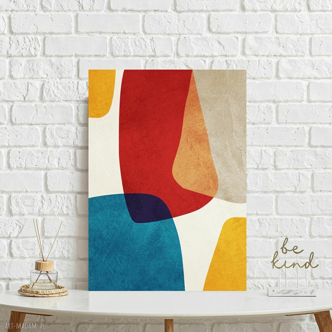 Zestaw abstrakcji Hogstudio 50x70 cm - modne plakaty do nowoczesnych wnętrz