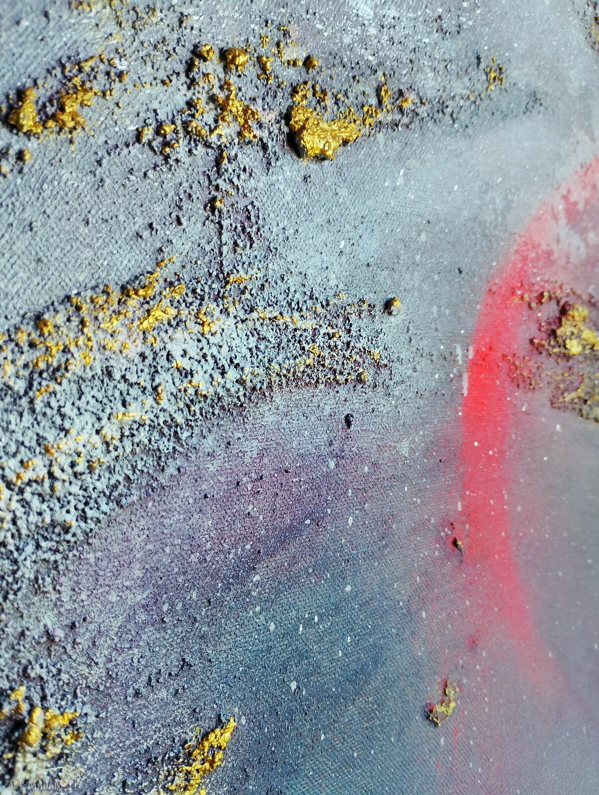 Obraz abstrakcyjny Phoenix - kosmiczna dekoracja ścienna 110x70 cm