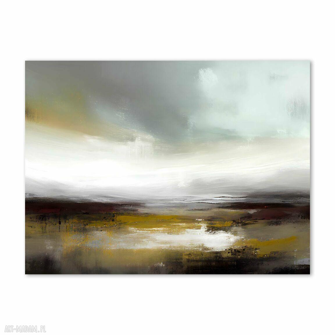 Abstrakcyjny pejzaż 40x50 cm - plakat do kuchni