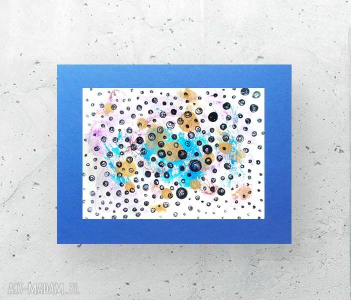 Minimalistyczny abstrakcyjny rysunek 30x40 - nowoczesna dekoracja na ścianę do sypialni i salonu