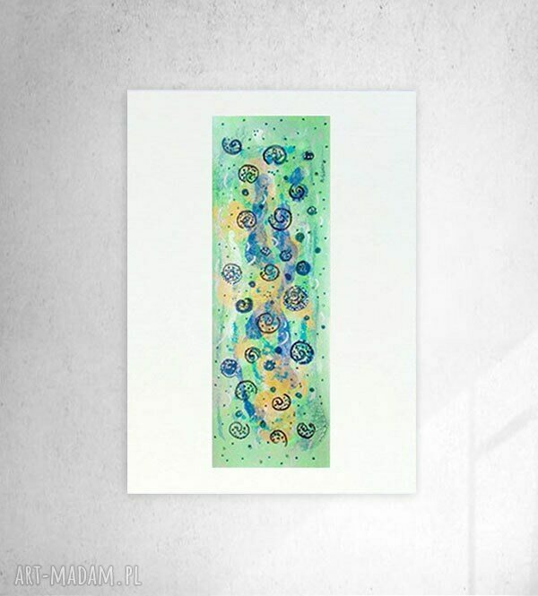 Abstrakcyjny rysunek - nowoczesny minimalistyczny obraz 30x40 cm do salonu i biura