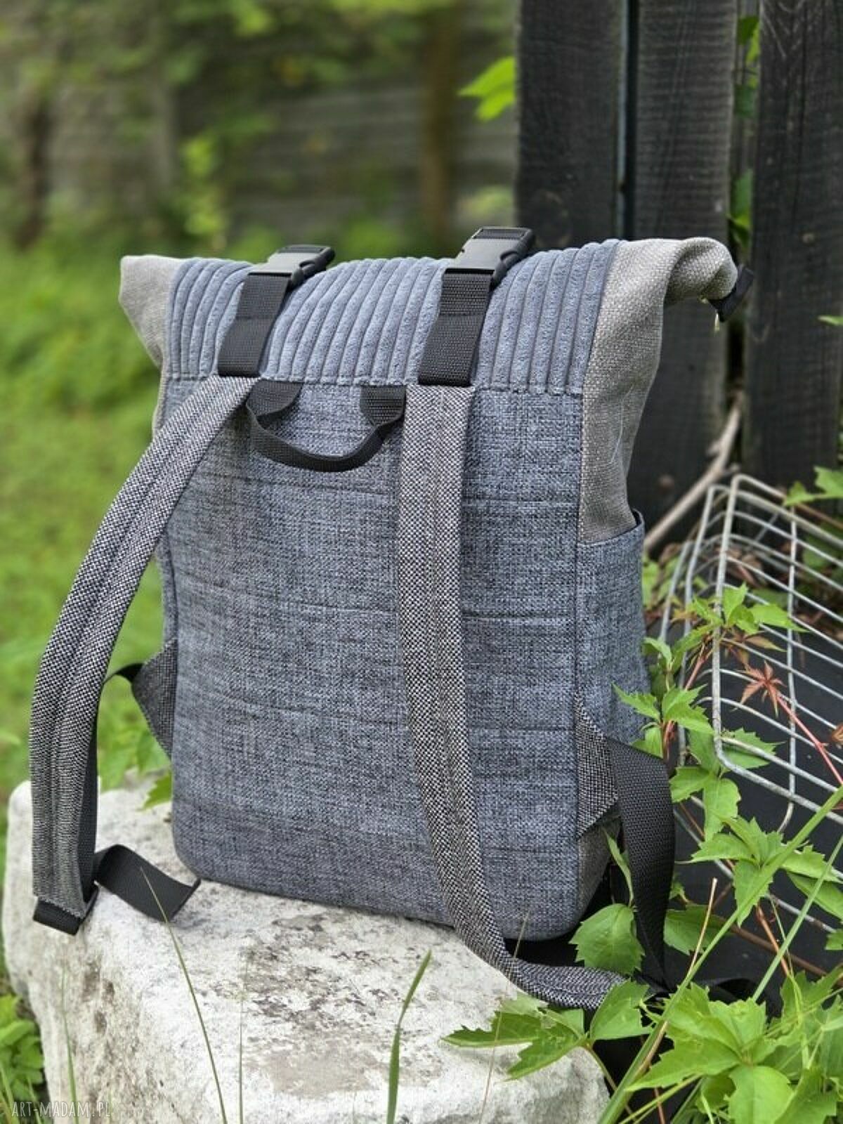 Adventure plecak 2w1 - wodoodporny plecak kurierski handmade