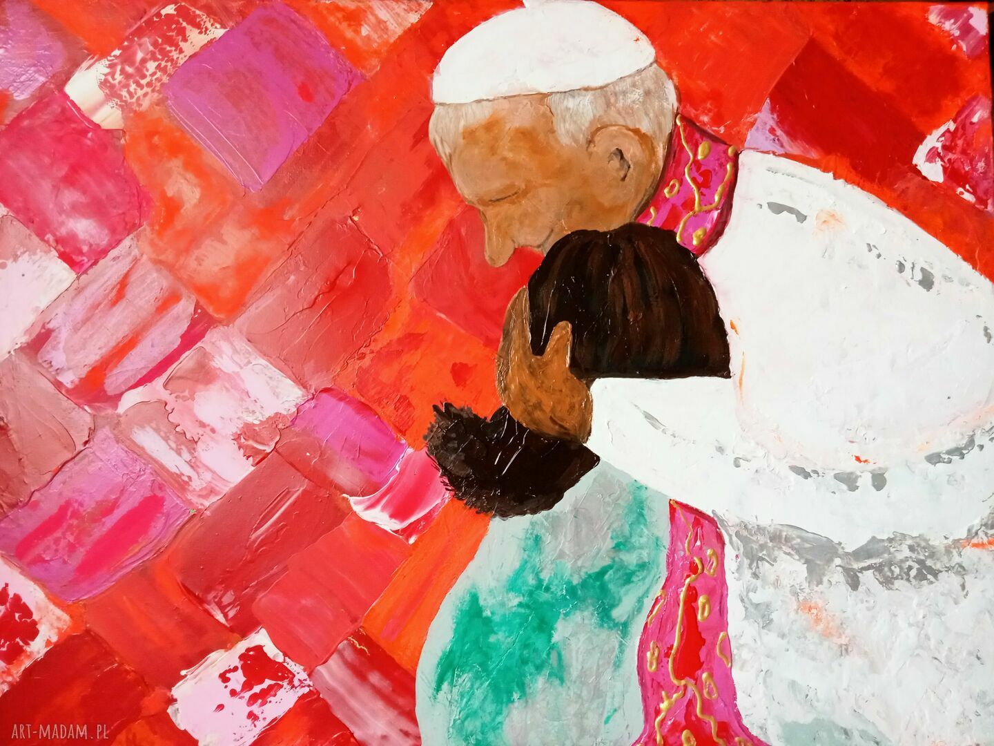 Against all odds - Przebaczenie - ręcznie malowany obraz akrylowy 80x60