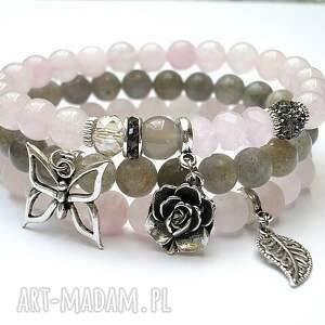 romantic set - srebrne bransoletki