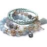 unikalne bransoletki jadeity grey & light blue vol. 2 /21 11 18/