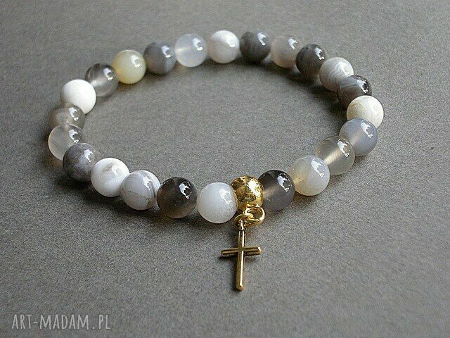 GREY AND ECRU 3 HandMade