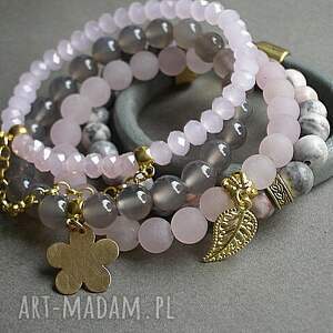 pink and grey set