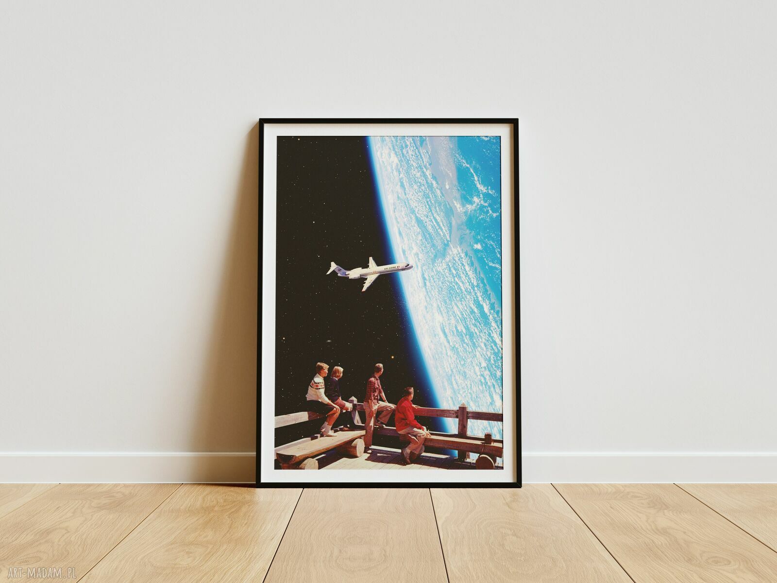 Plakat Air Show 2197 - Kolaż Fine Art A3