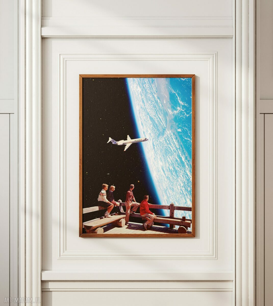 Plakat Air Show 2197 - Kolaż Fine Art A3
