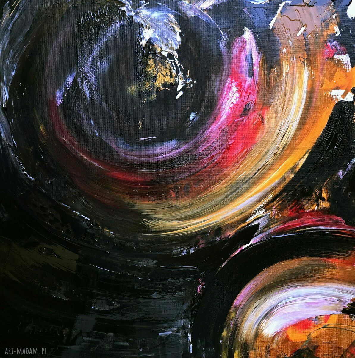 Obraz akrylowy Moonlight - księżycowy blask na płótnie 50x50 cm