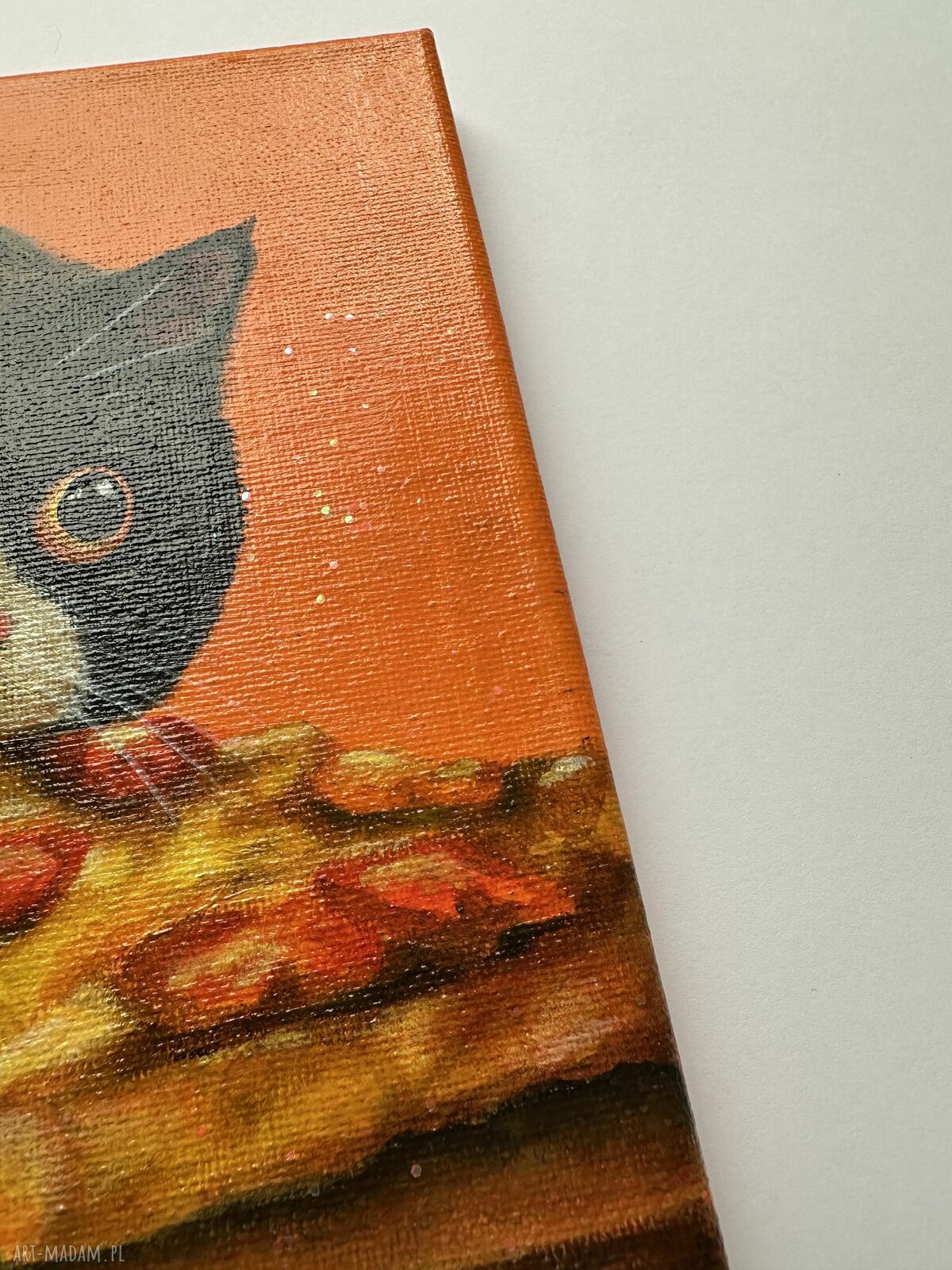 Obraz akrylowy „Przyczajony tygrys” 20x20 cm