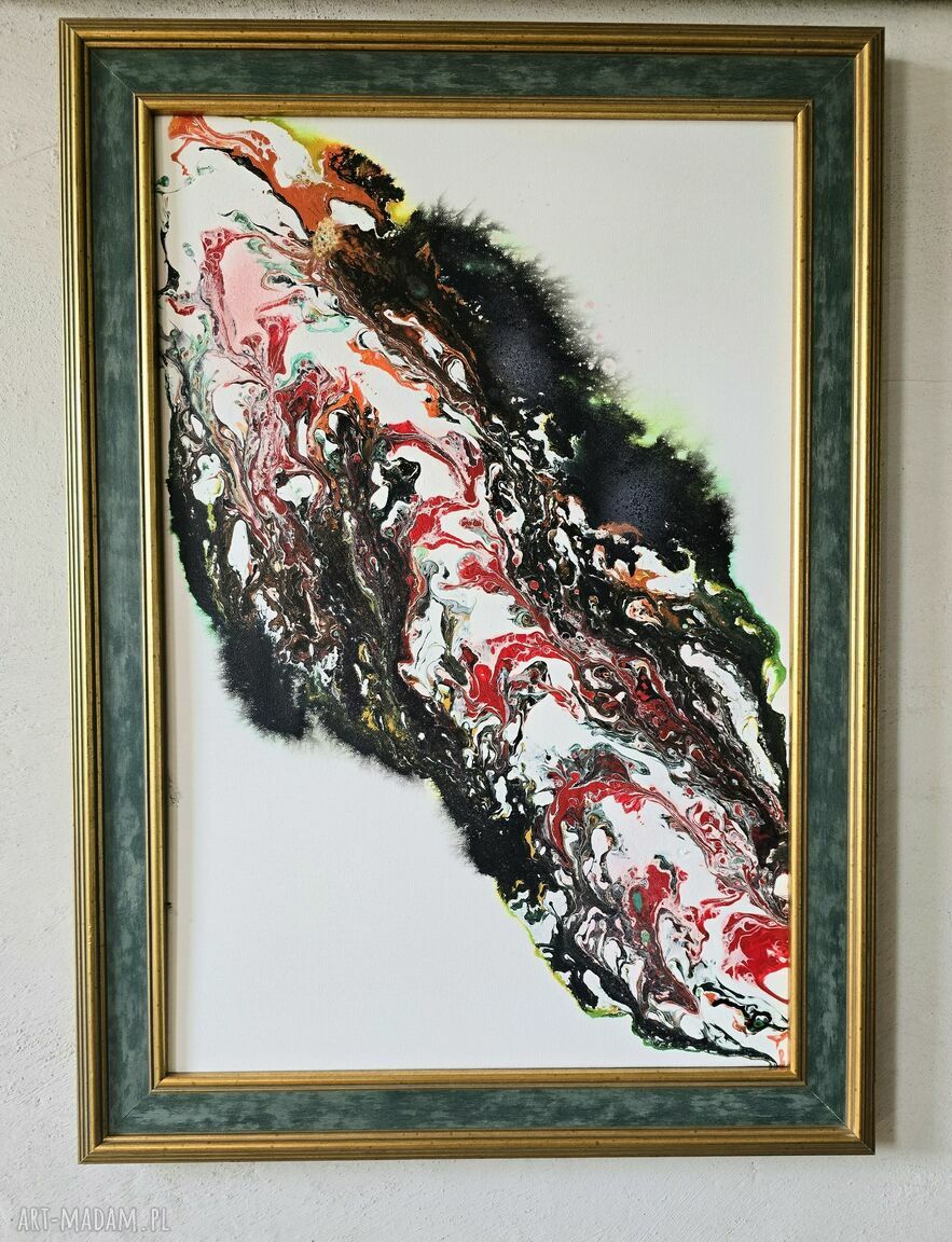 Rollercoaster - obraz akrylowy ręcznie malowany 60x40 cm (Ewa Mościszko)