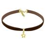 autorskie naszyjniki choker chocolate velvet