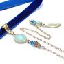 trendy naszyjniki choker cobalt vol. 3 /smycz/