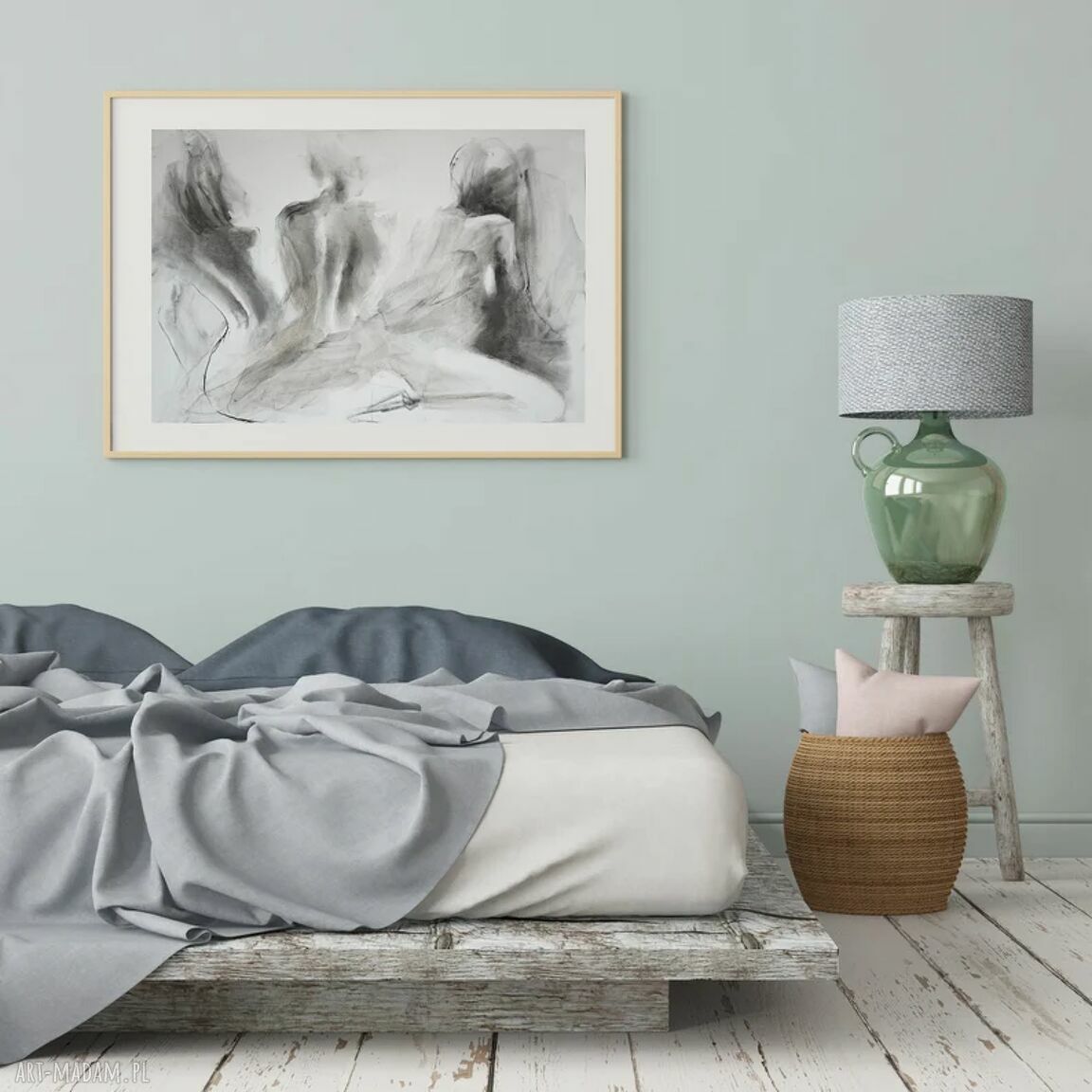 Akty kobiece 60x87 - autorska inkografia Louka