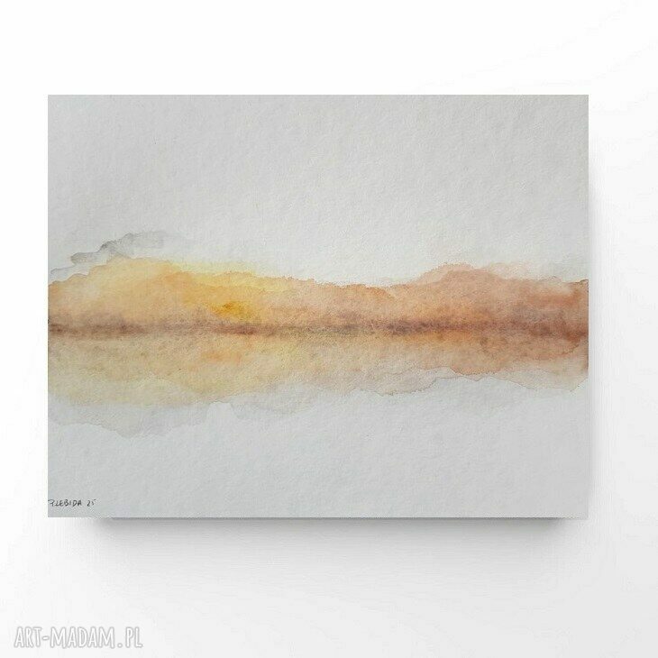 Akwarela 18x24 cm Pejzaż - ręcznie malowana dekoracja