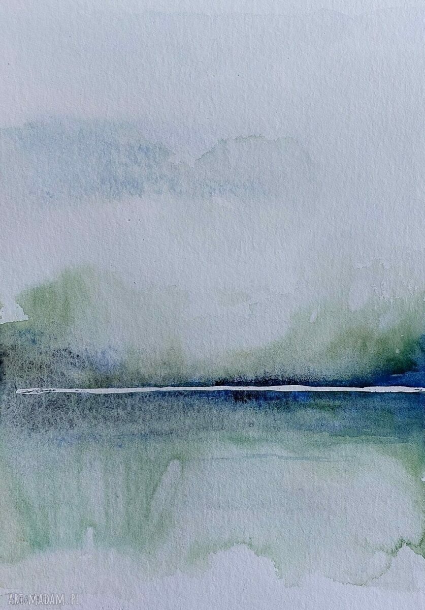 Pejzaż akwarela 32x24 cm - Paulina Lebida
