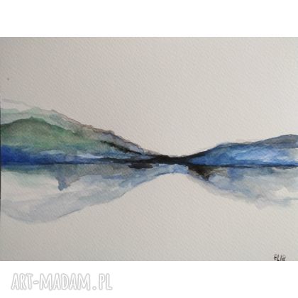 Pejzaż - akwarela w formacie 18 x 24 cm