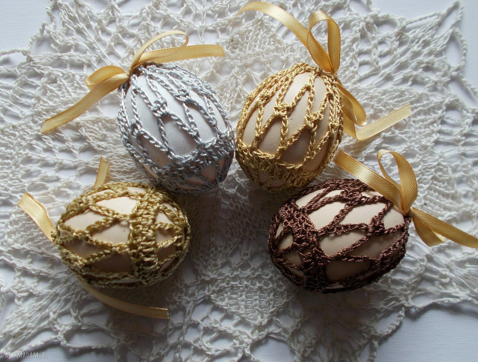 Koszulki na jajka A'la Faberge - eleganckie osłonki do koszyczka