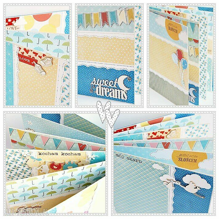 album dla dziecka scrapbooking albumy handmade ღ artMadam.pl