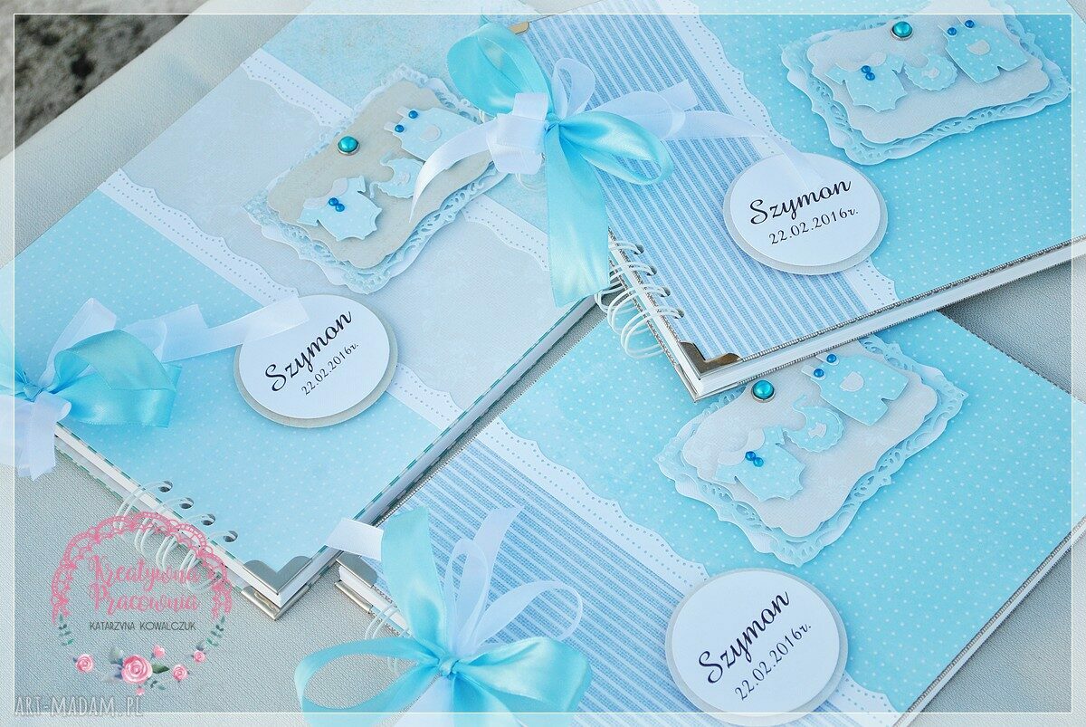 ręczne wykonanie scrapbooking albumy album dla dziecka