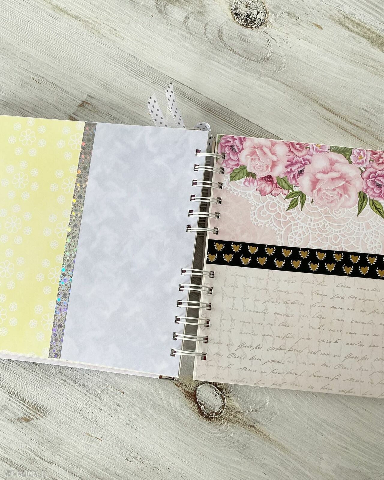 scrapbooking albumy: Album dla dziewczynki chrzest roczek urodziny ręcznie robione