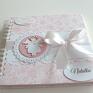 handmade scrapbooking albumy album dla dziewczynki chrzest św