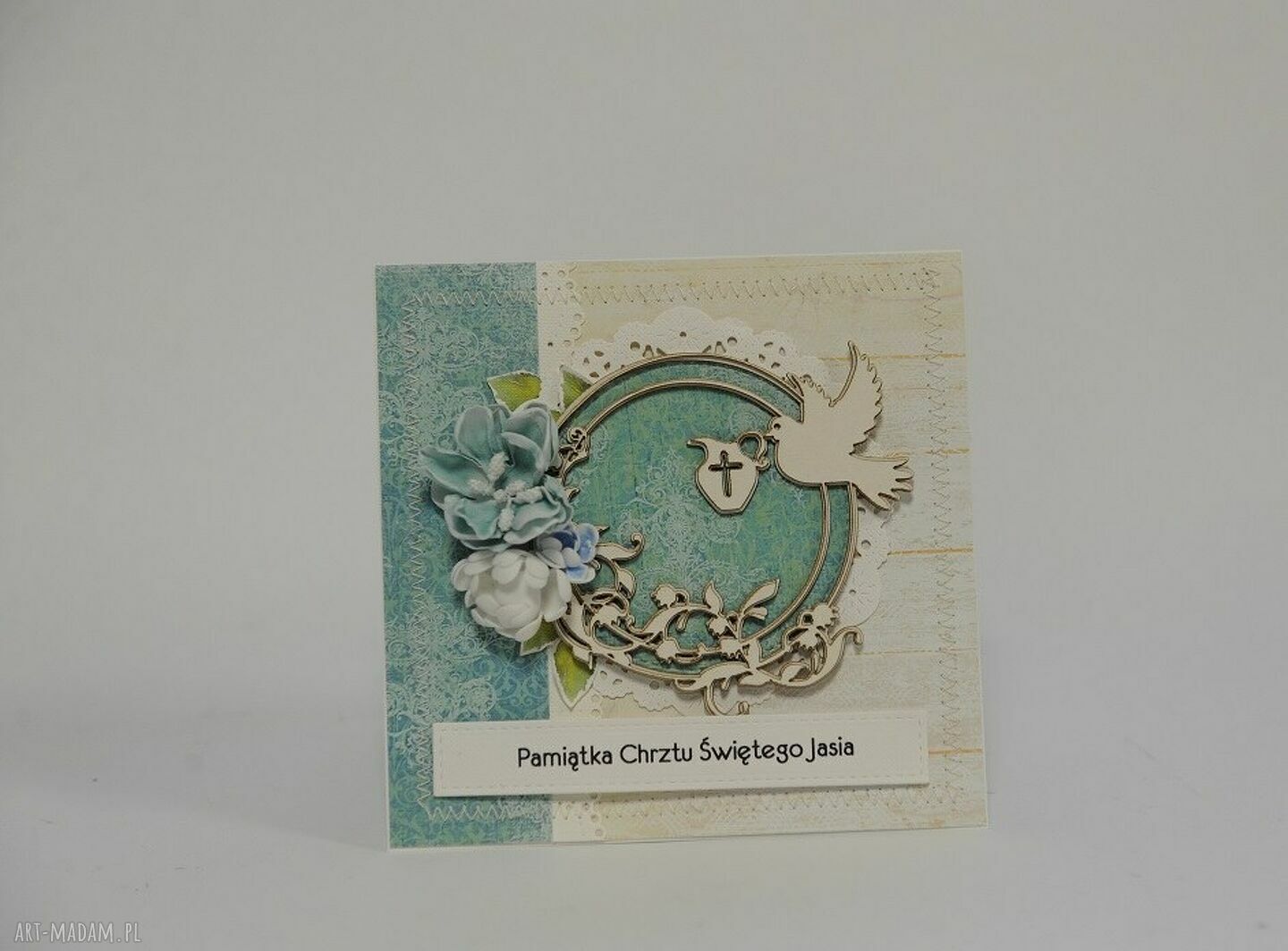 Album na Chrzest Święty dla maluszka - scrapbooking A4 z personalizacją