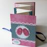 hand made scrapbooking albumy album harmonijka