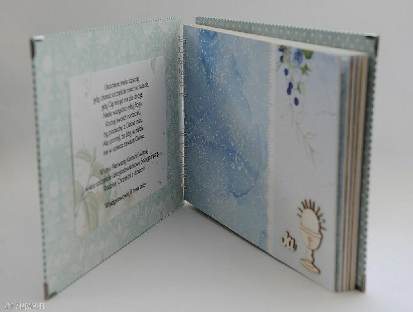 Album na I Komunię Świętą A4 - personalizowany scrapbooking