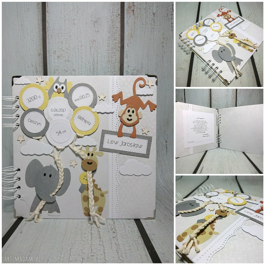 handmade scrapbooking albumy album idziemy do zoo the