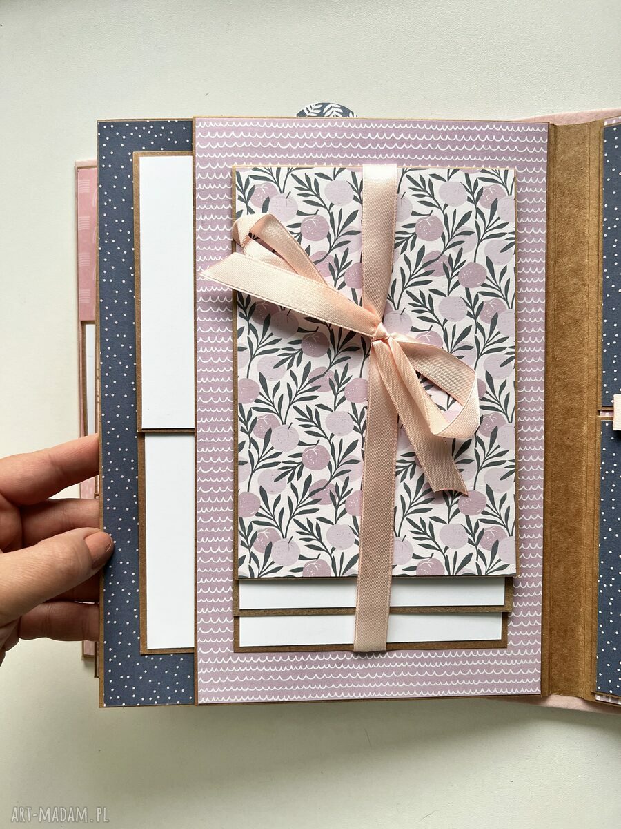 Album na zdjęcia Candy - scrapbooking różowy dla dziewczyny