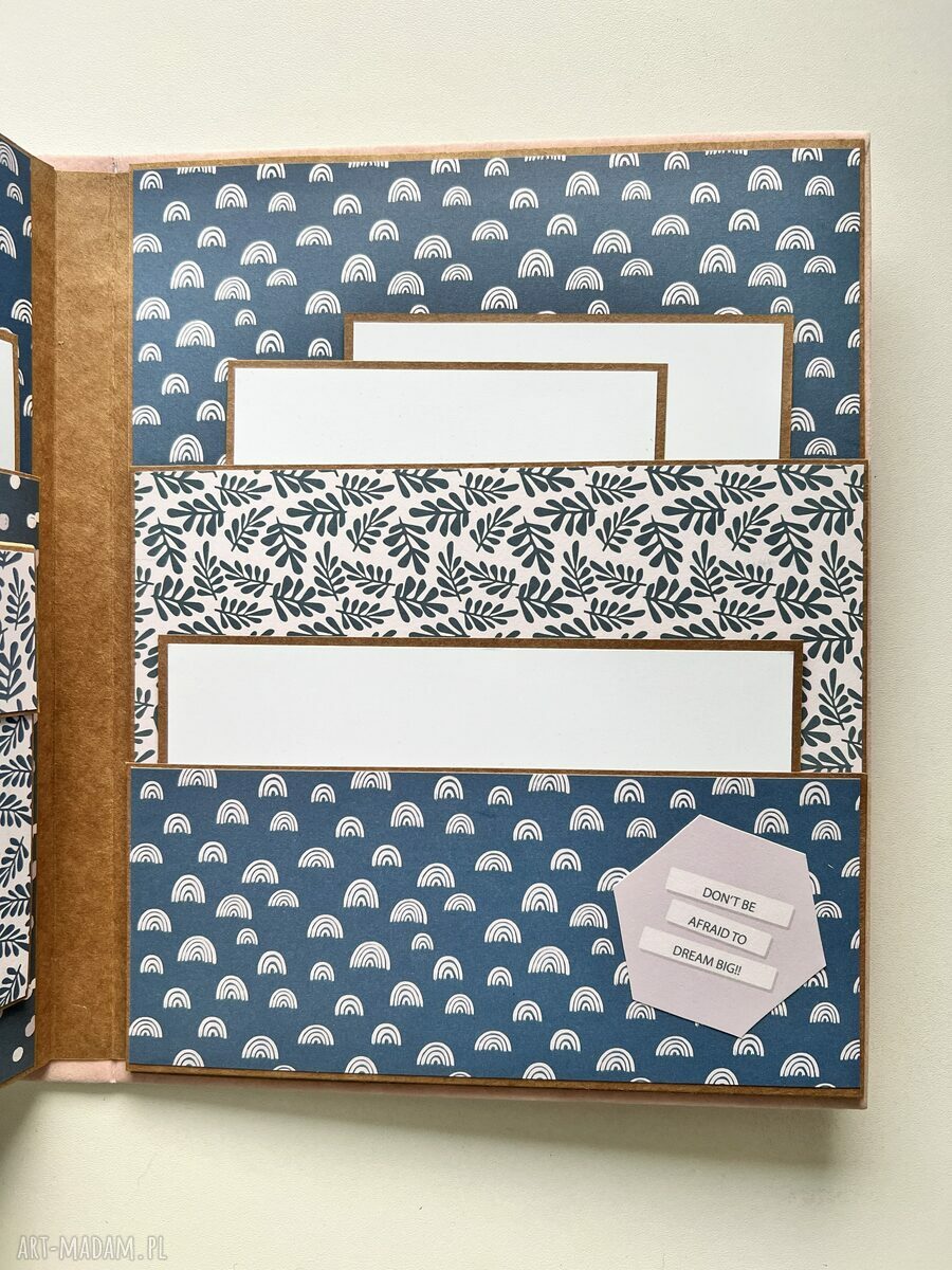 Album na zdjęcia Candy - scrapbooking różowy dla dziewczyny