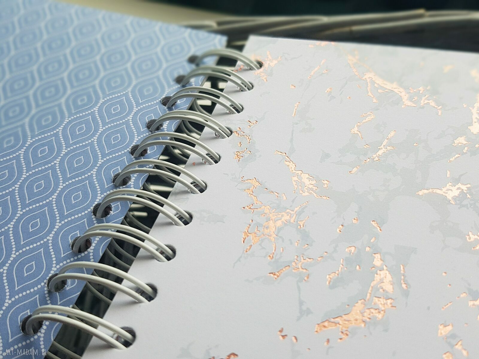 Album na zdjęcia Blue - miękka bawełniana okładka (scrapbooking)