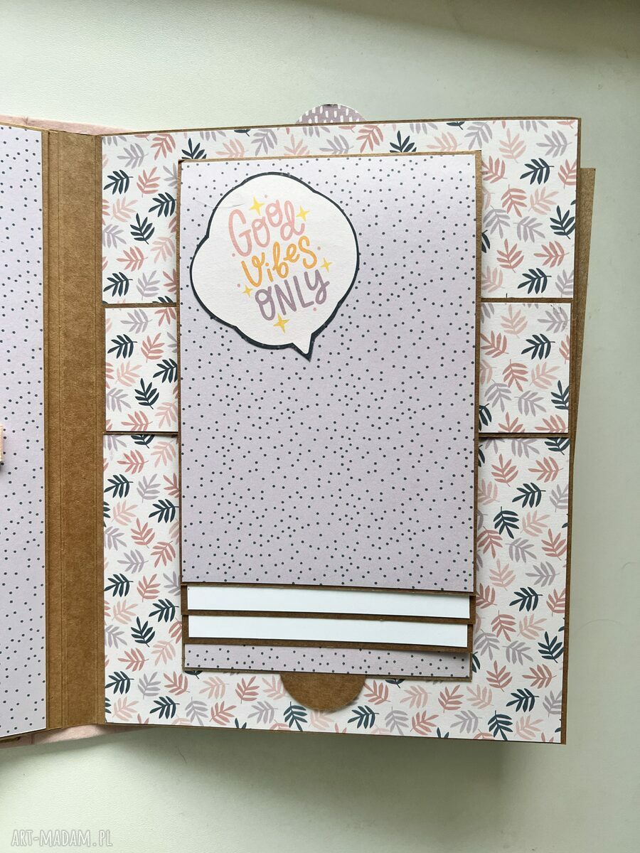 Album na zdjęcia Candy - scrapbooking różowy dla dziewczyny
