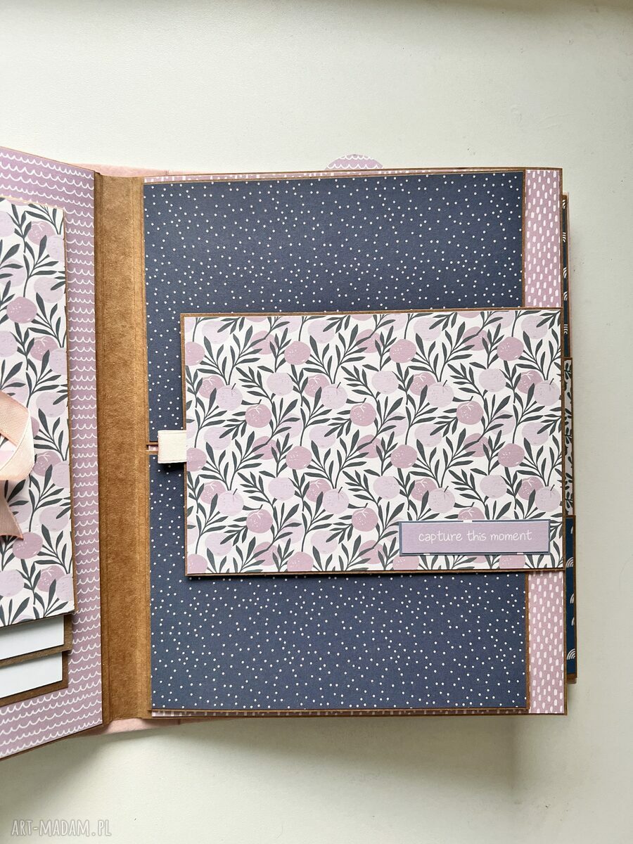 Album na zdjęcia Candy - scrapbooking różowy dla dziewczyny