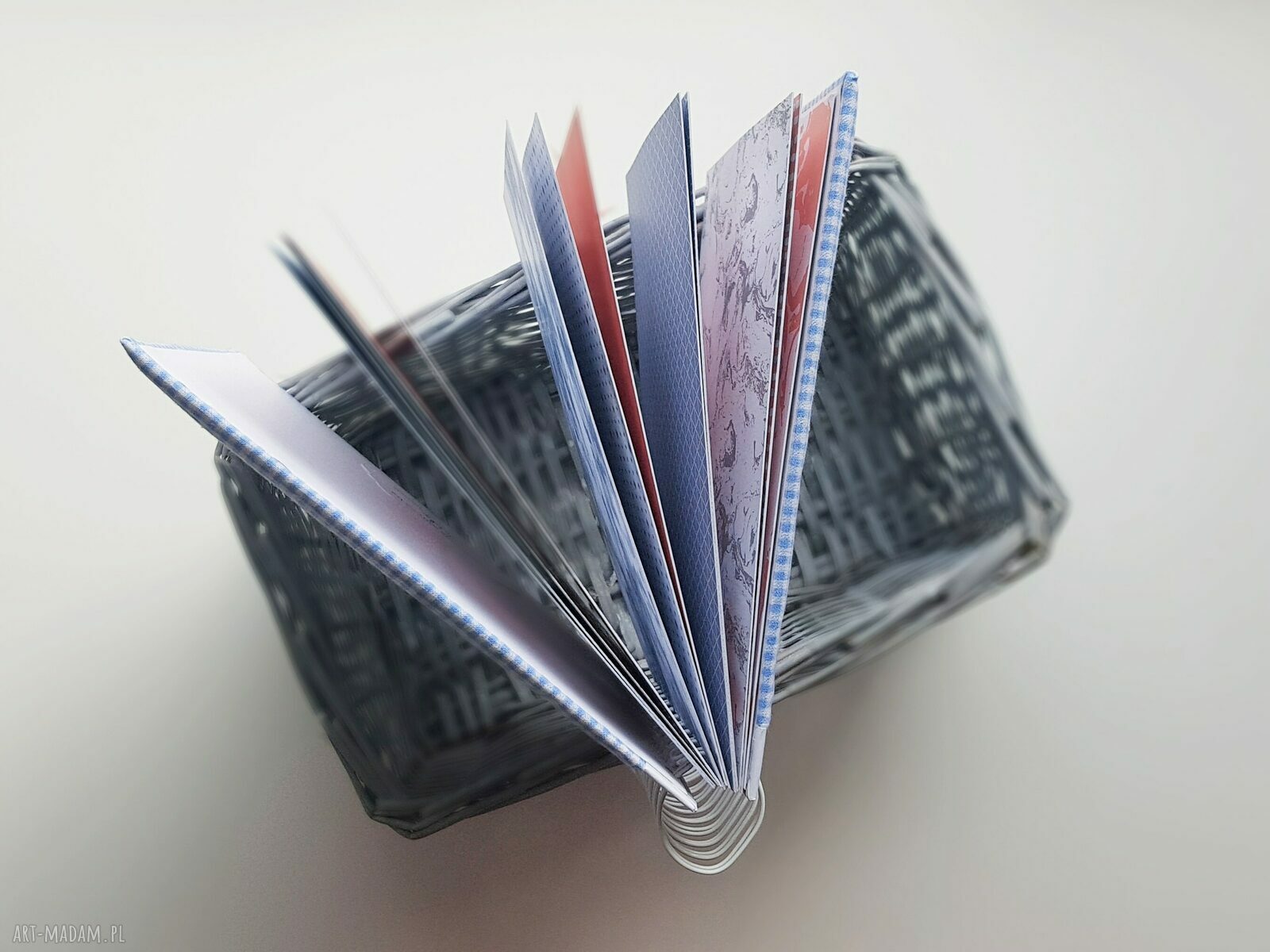Album na zdjęcia Blue - miękka bawełniana okładka (scrapbooking)