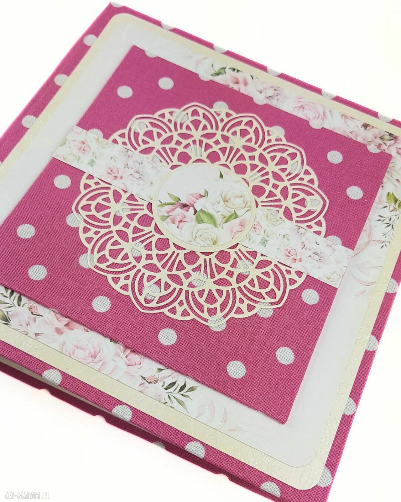 Album Różany na zdjęcia 9x13 cm - prezent dla romantyczki