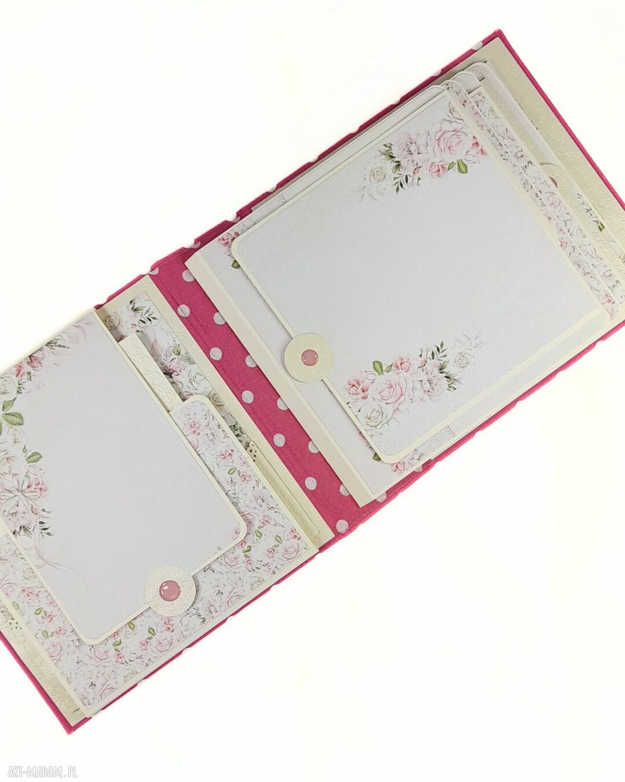 Album Różany na zdjęcia 9x13 cm - prezent dla romantyczki