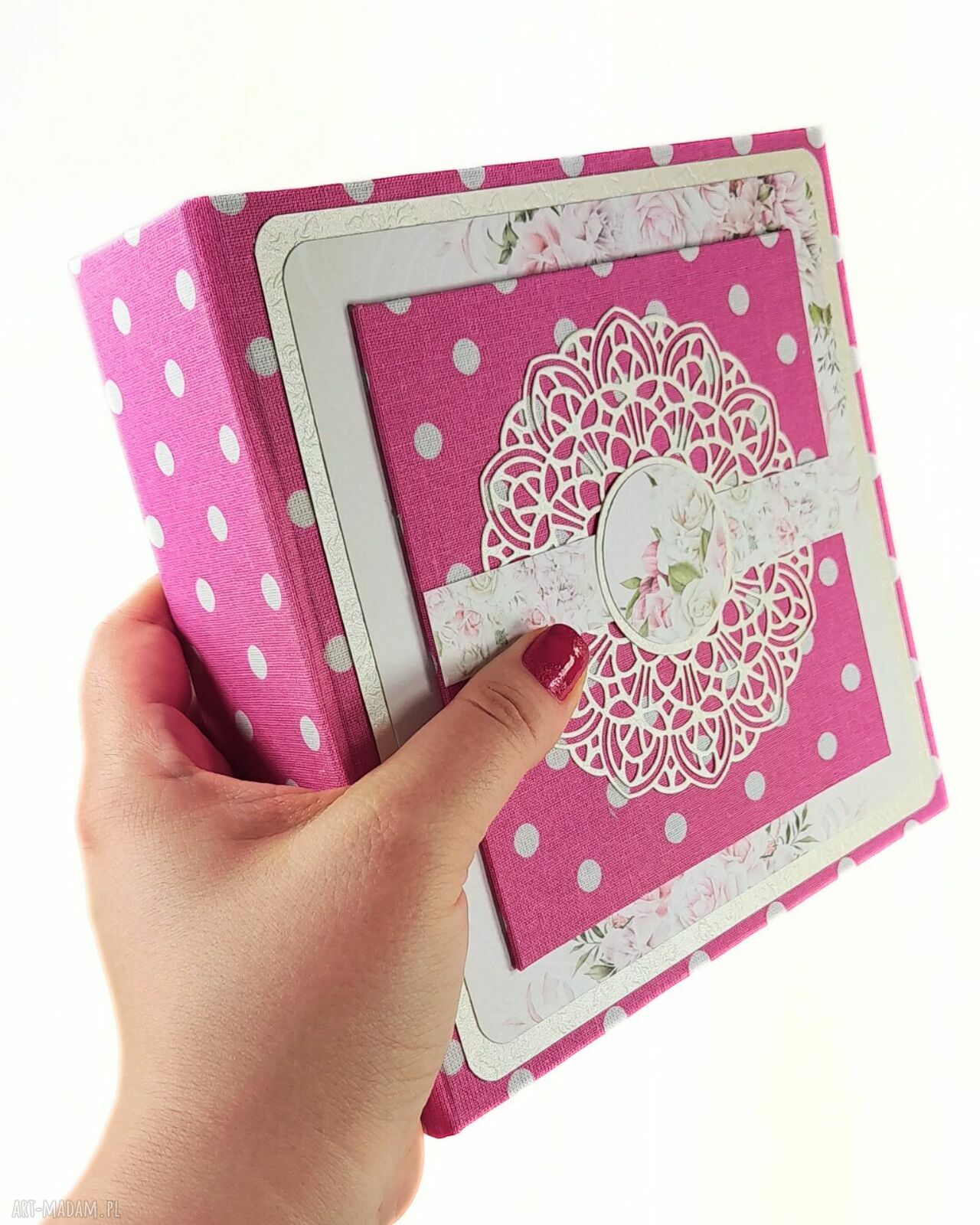 Album Różany na zdjęcia 9x13 cm - prezent dla romantyczki