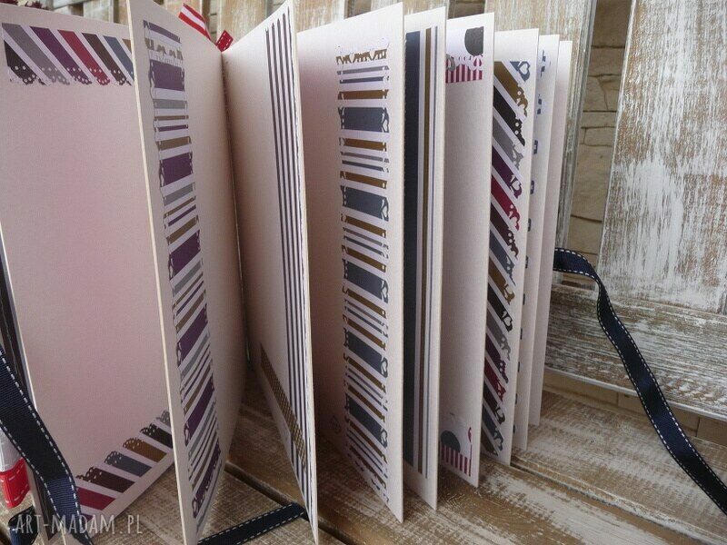 Album scrapbooking Styl Mare (25x25 cm) - pastelowy, ręcznie robiony
