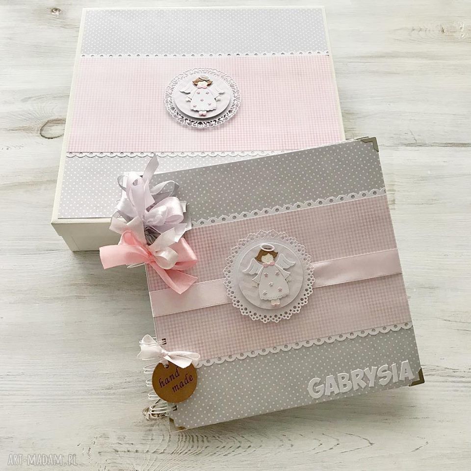 Album pudełku urodziny roczek chrzest prezent wyjątkowy ozdobne