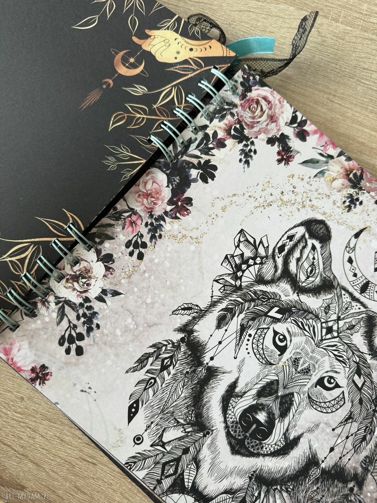 Album wróżki - ręcznie robiony scrapbook na wieczór panieński i urodziny (25x25 cm)